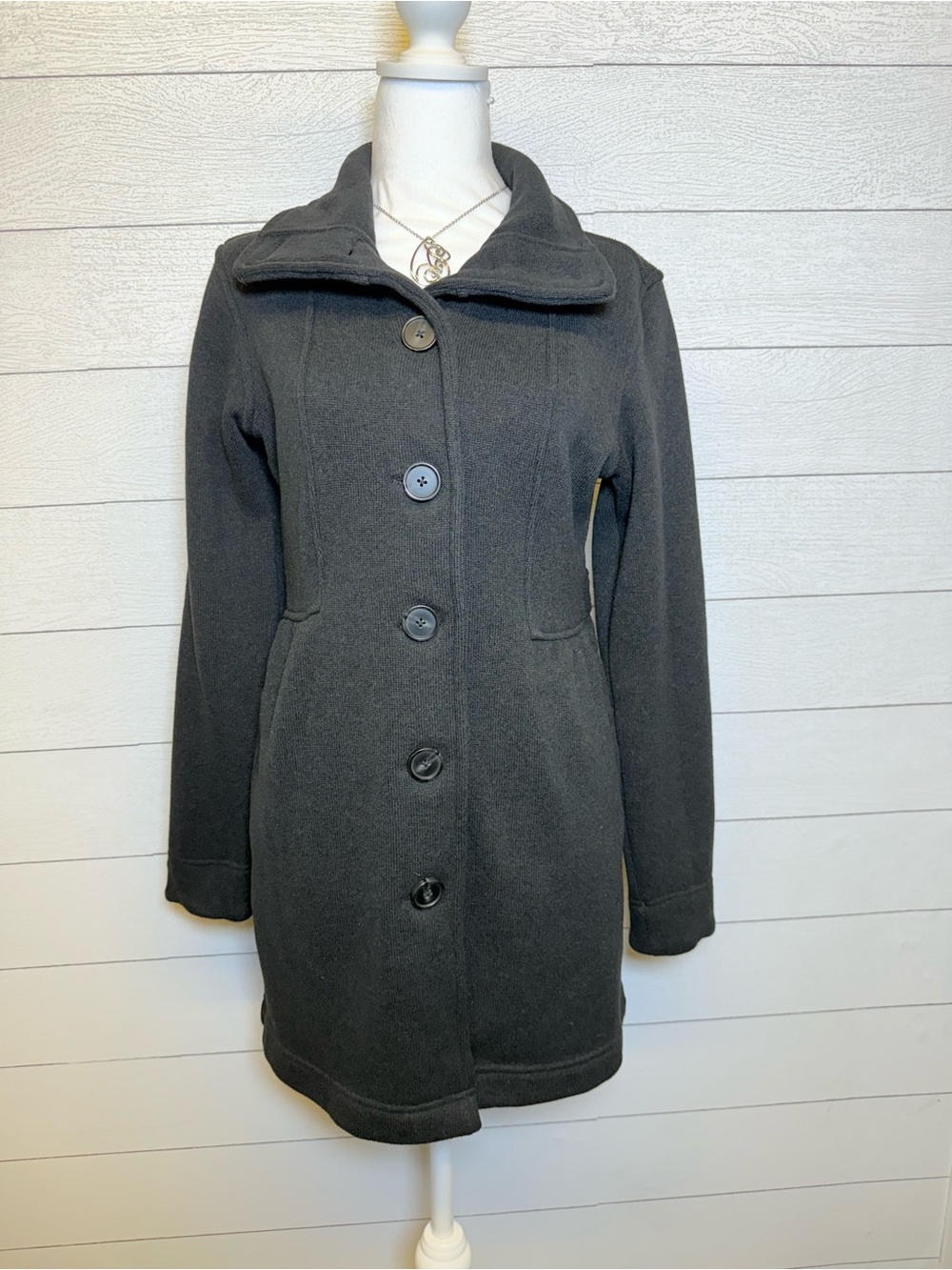 Patagonia Better Sweater Black Fleece Coat Women’s Size Small